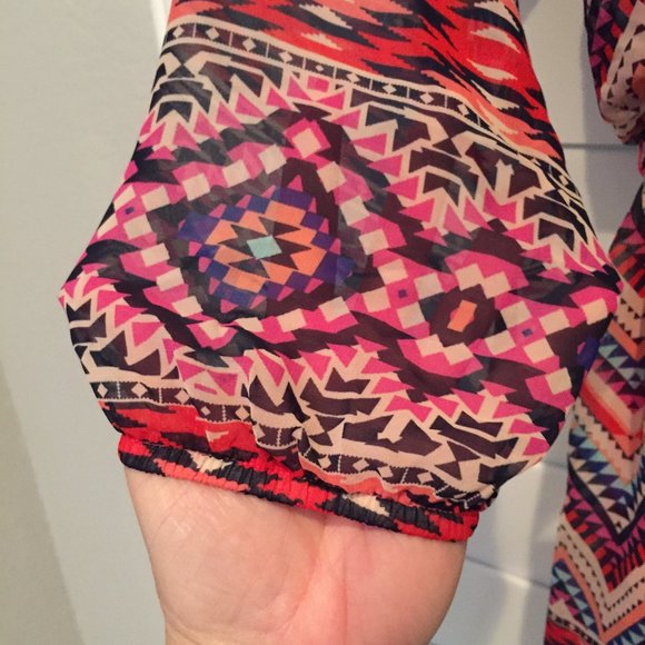 Speechless Chevron Dress - Picture 3 of 7